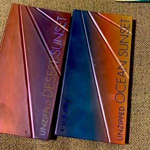 Lorac unzipped palettes desert and ocean